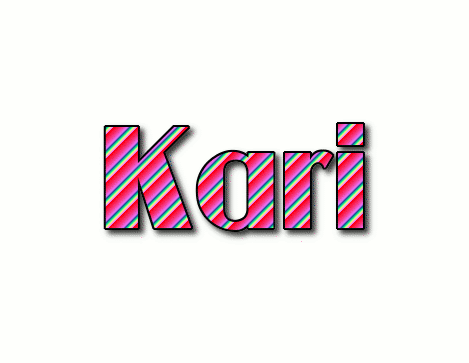 Kari Logo | Free Name Design Tool von Flaming Text