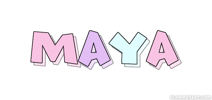 Maya Logo Free Name Design Tool from Flaming Text