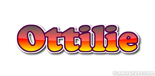 Ottilie Logo Free Name Design Tool from Flaming Text