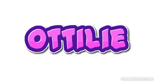Ottilie Name Ottilie Logo Free Name Design Tool from Flaming Text