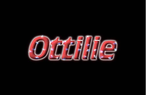 Ottilie Logo Free Name Design Tool from Flaming Text