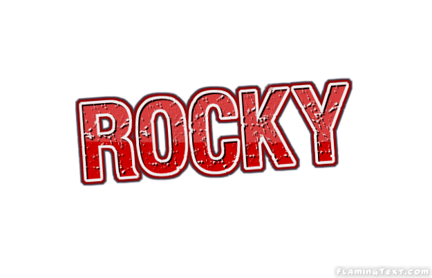 Rocky Logotipo | Ferramenta de Design de Nome Grátis a partir de Texto