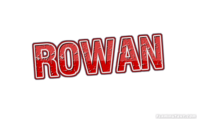 Rowan Logo Free Name Design Tool from Flaming Text