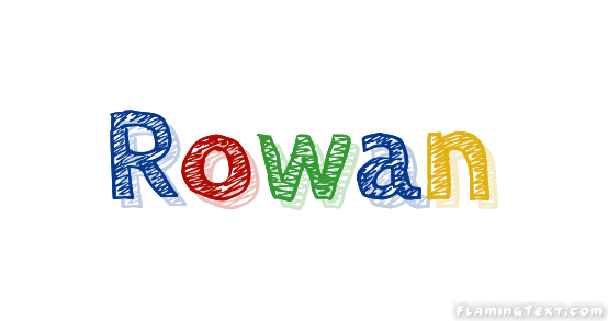 Rowan Logo Free Name Design Tool from Flaming Text