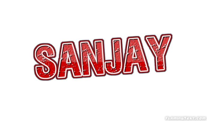 Sanjay Logo Free Name Design Tool from Flaming Text