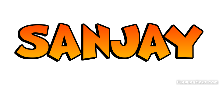 Sanjay Logo Free Name Design Tool from Flaming Text