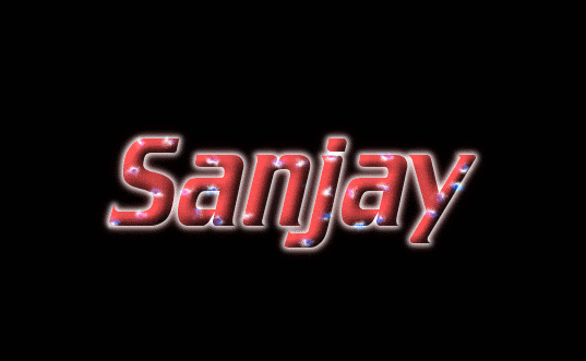 Sanjay Logo Free Name Design Tool from Flaming Text
