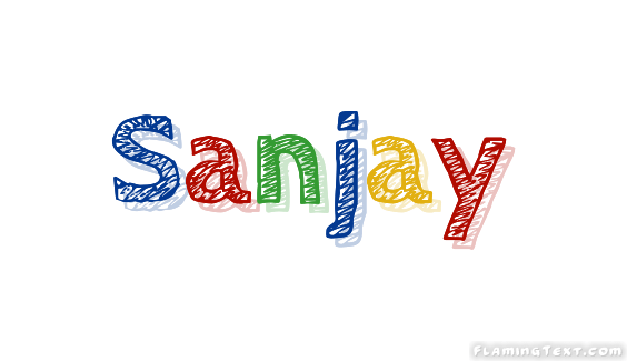 Sanjay Logo Free Name Design Tool from Flaming Text