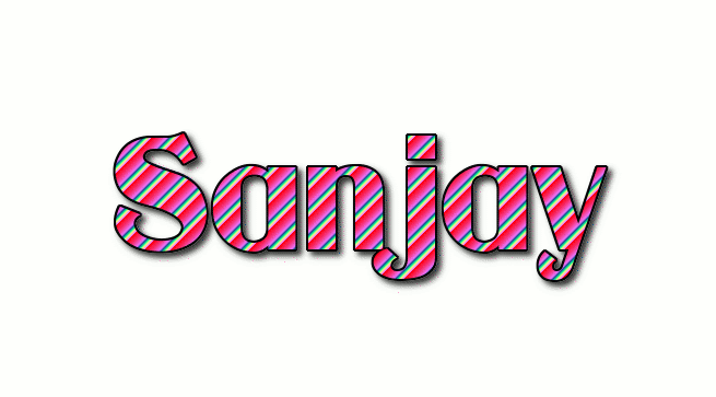 Sanjay Logo Free Name Design Tool from Flaming Text