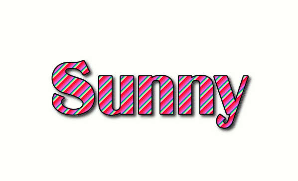 Sunny Logo Free Name Design Tool from Flaming Text