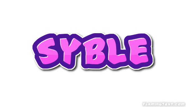 Syble Logo | Free Name Design Tool from Flaming Text