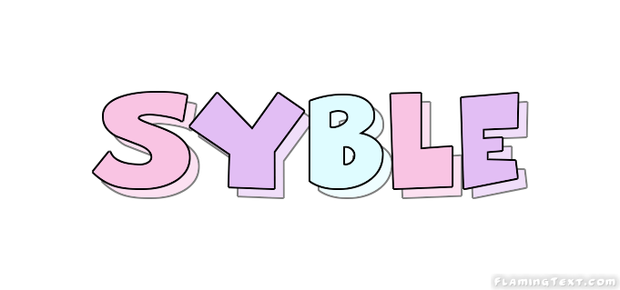Syble Logo | Free Name Design Tool from Flaming Text