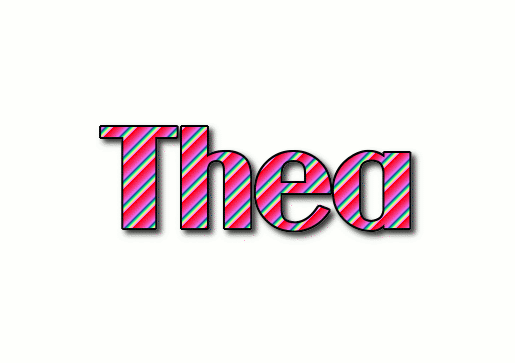 Thea Logo | Free Name Design Tool from Flaming Text
