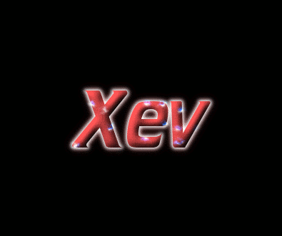 Xev Logo | Outil de conception de nom gratuit à partir de texte flamboyant