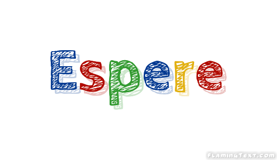 Espere Logo | Herramienta de diseño de logotipos gratuita de Flaming Text