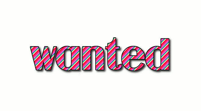 wanted Logo Free Logo Design Tool from Flaming Text