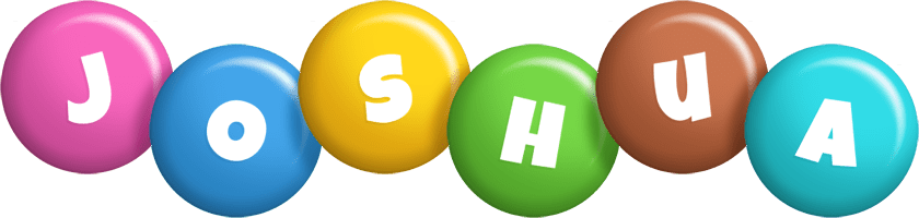 Joshua Logo Name Logo Generator Candy, Pastel, Lager, Bowling Pin