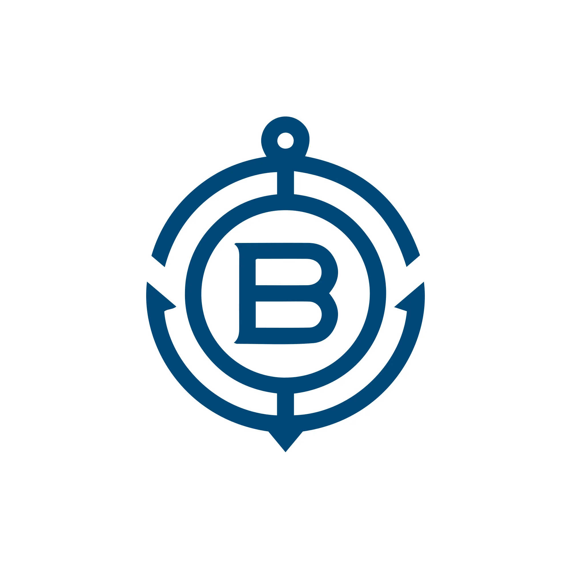 Brigantine Logo SVG Real Company Alphabet, Letter B Logo