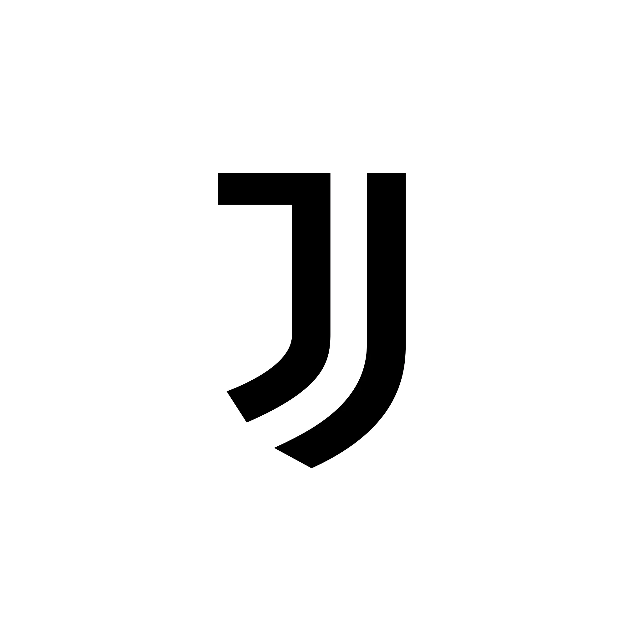 Juventus Logo SVG Real Company Alphabet, Letter J Logo