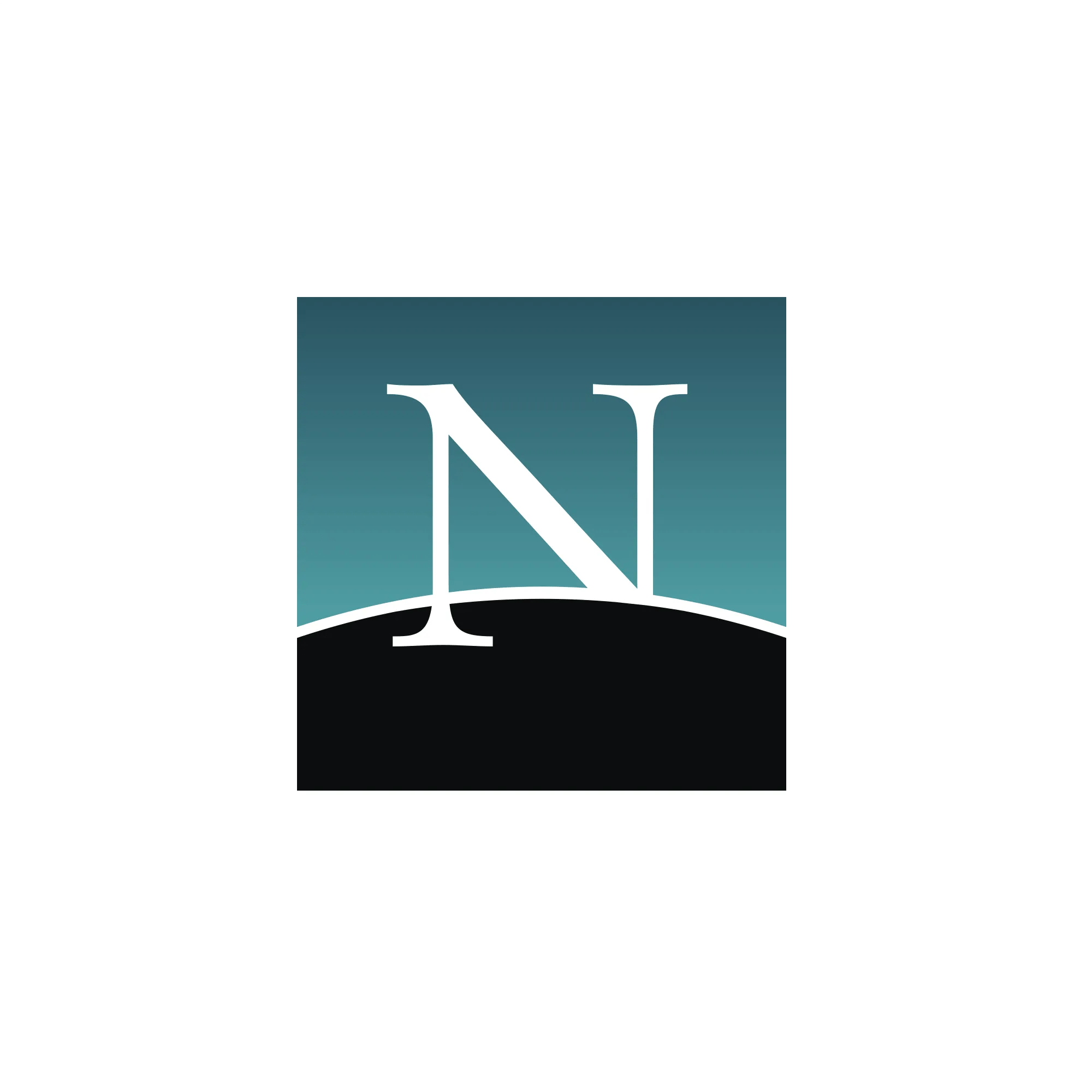 Netscape Logo SVG Real Company Alphabet, Letter N Logo