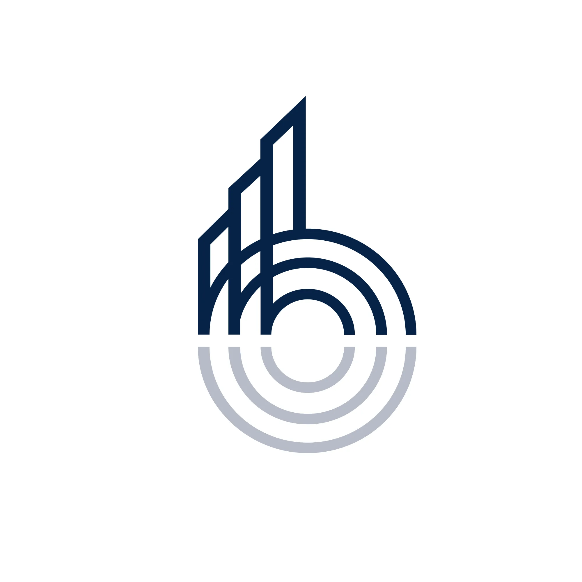 The Bridging Group Logo SVG Real Company Alphabet, Letter B Logo