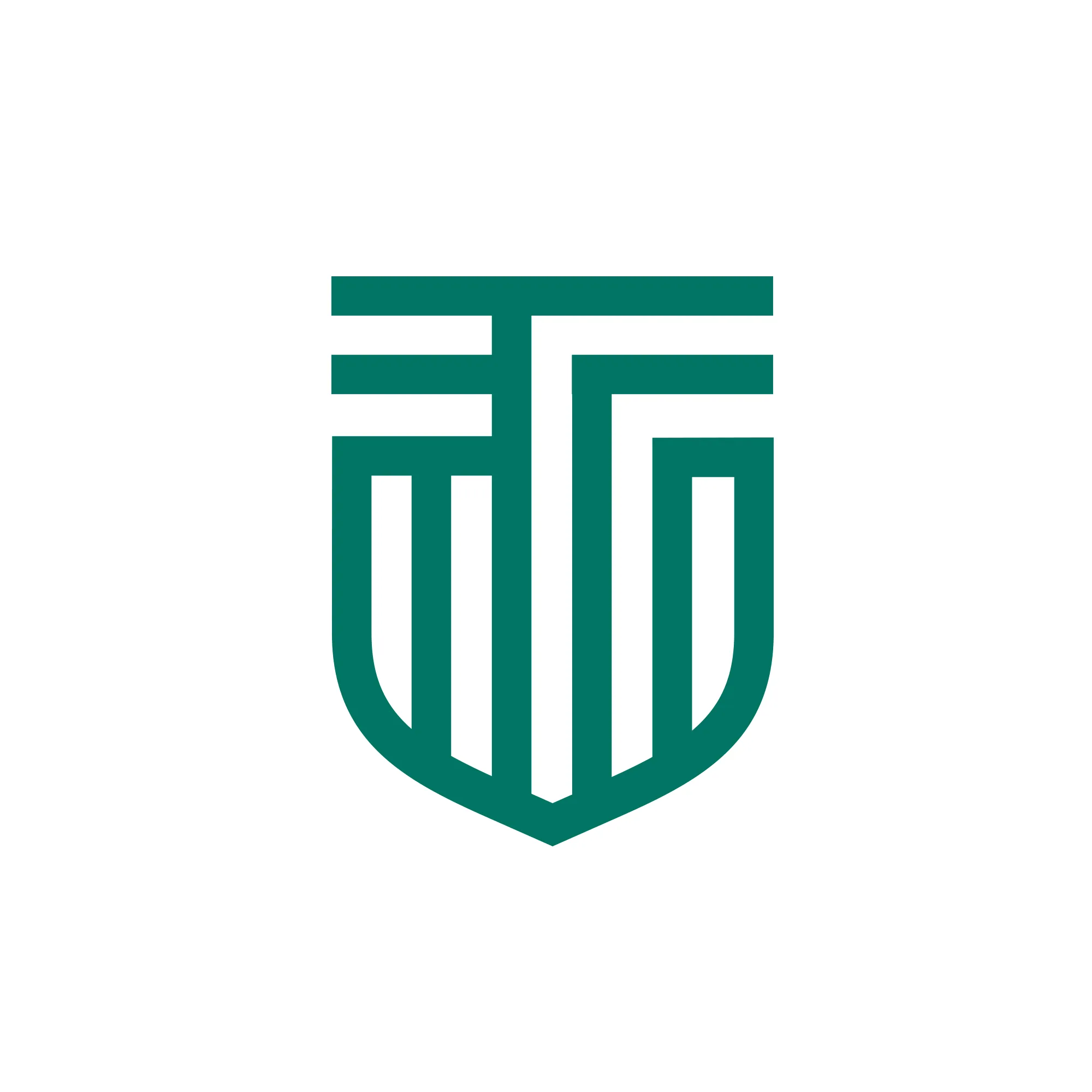 Tower Federal Credit Union Logo SVG Alphabet, Letter T Logo