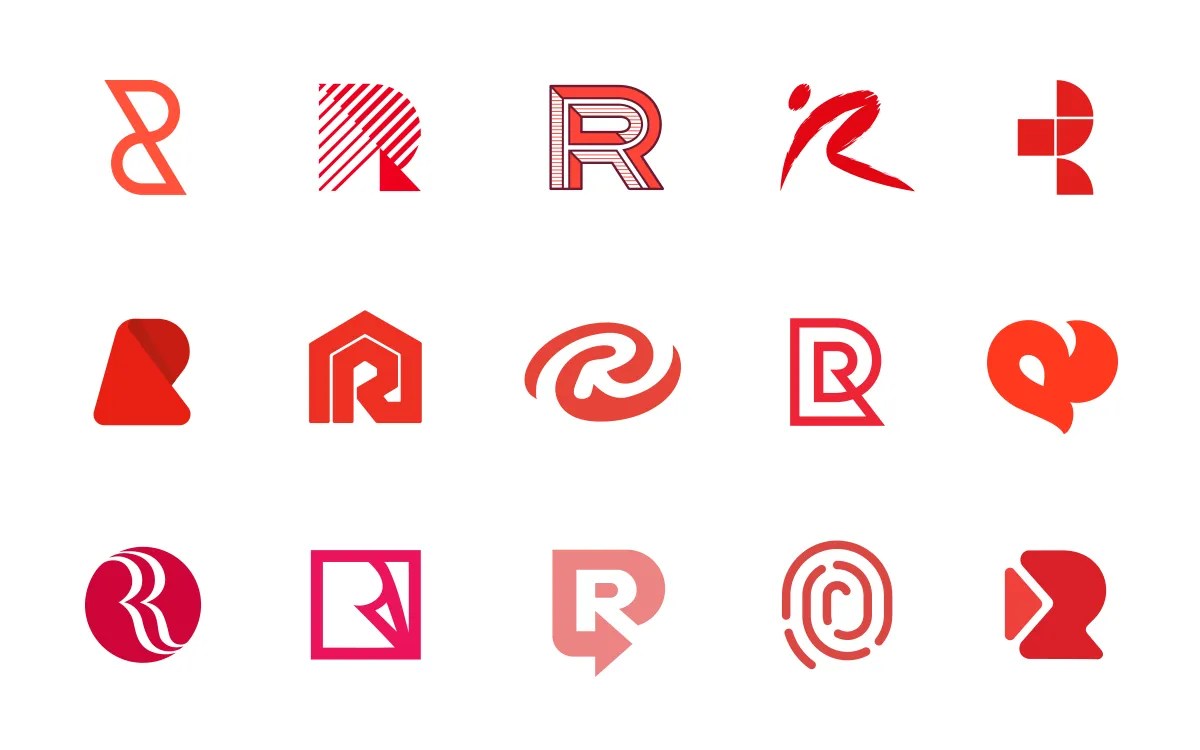Red R Logos Real Companies Logos & Types