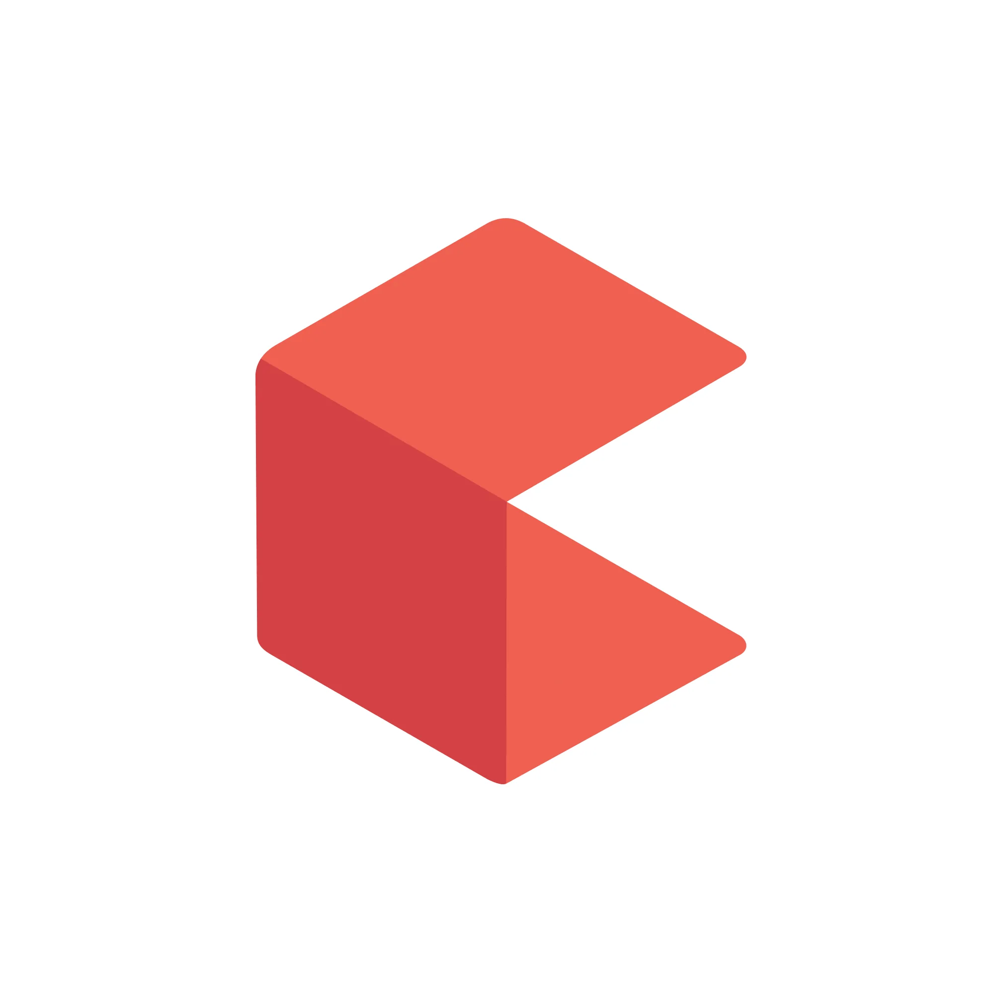 3D Collective Logo SVG Real Company Alphabet, Letter C Logo