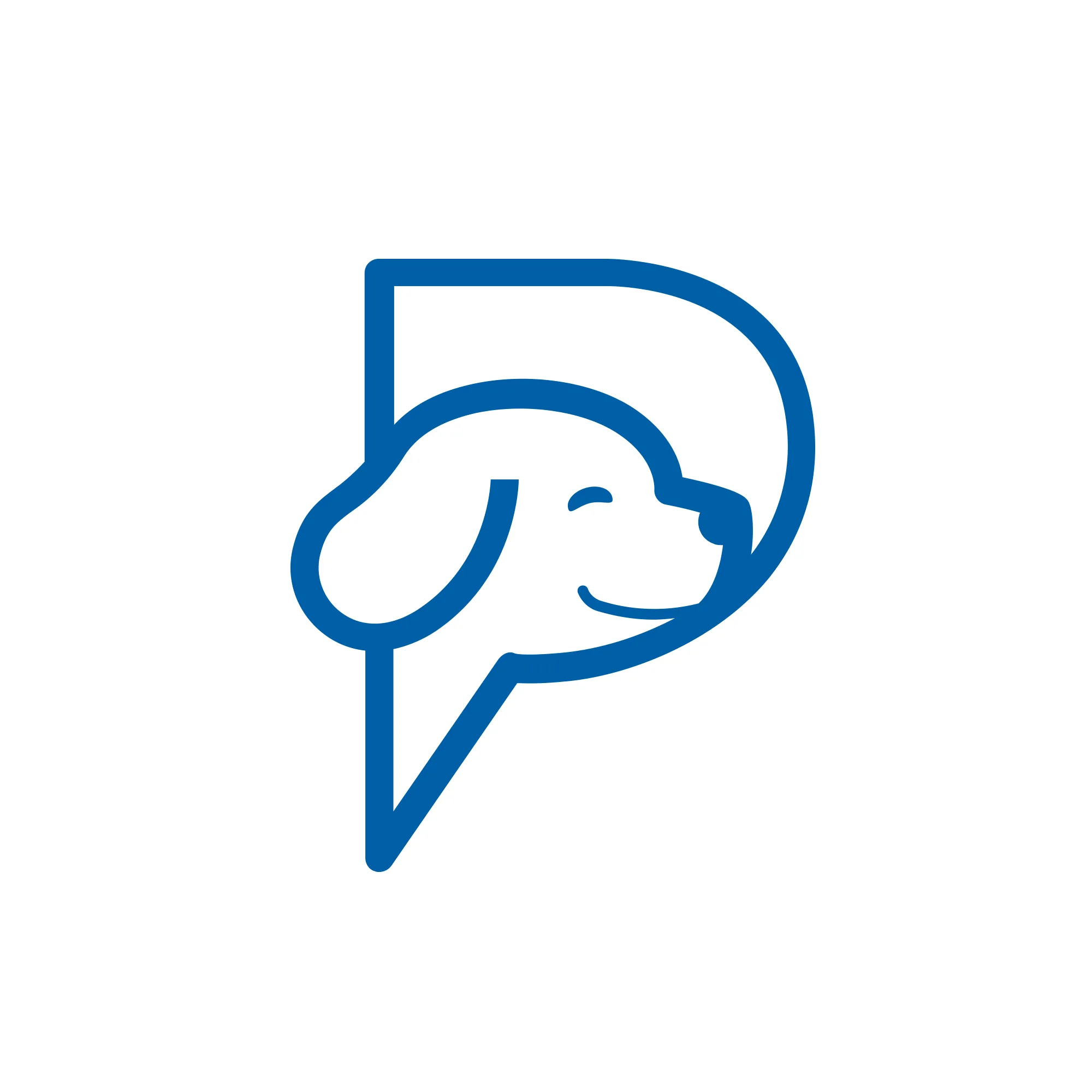 PetPartners Logo SVG Real Company Alphabet, Letter P Logo