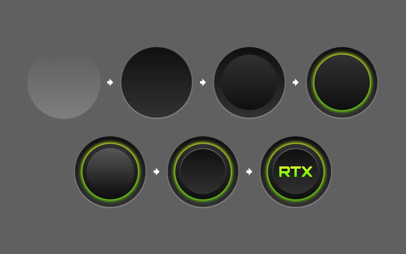 Create Vector Pressed Buttons with Adobe Illustrator Logos By Nick