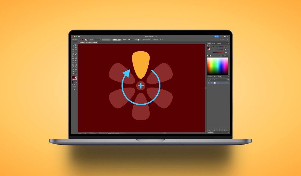 How To Rotate Around A Point In Adobe Illustrator Logos By Nick