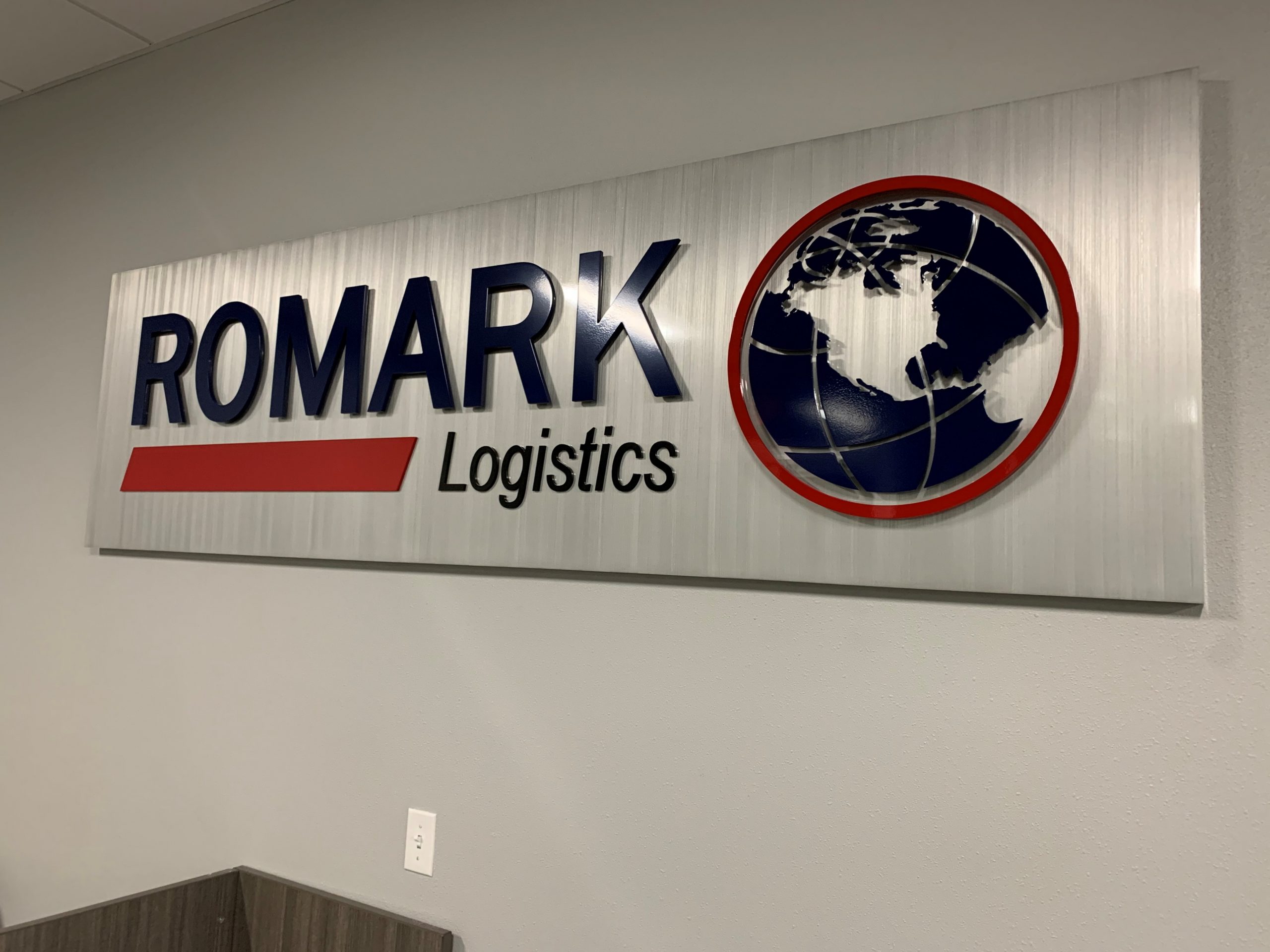 Romark Logistics, LLC Logo Sign Shop