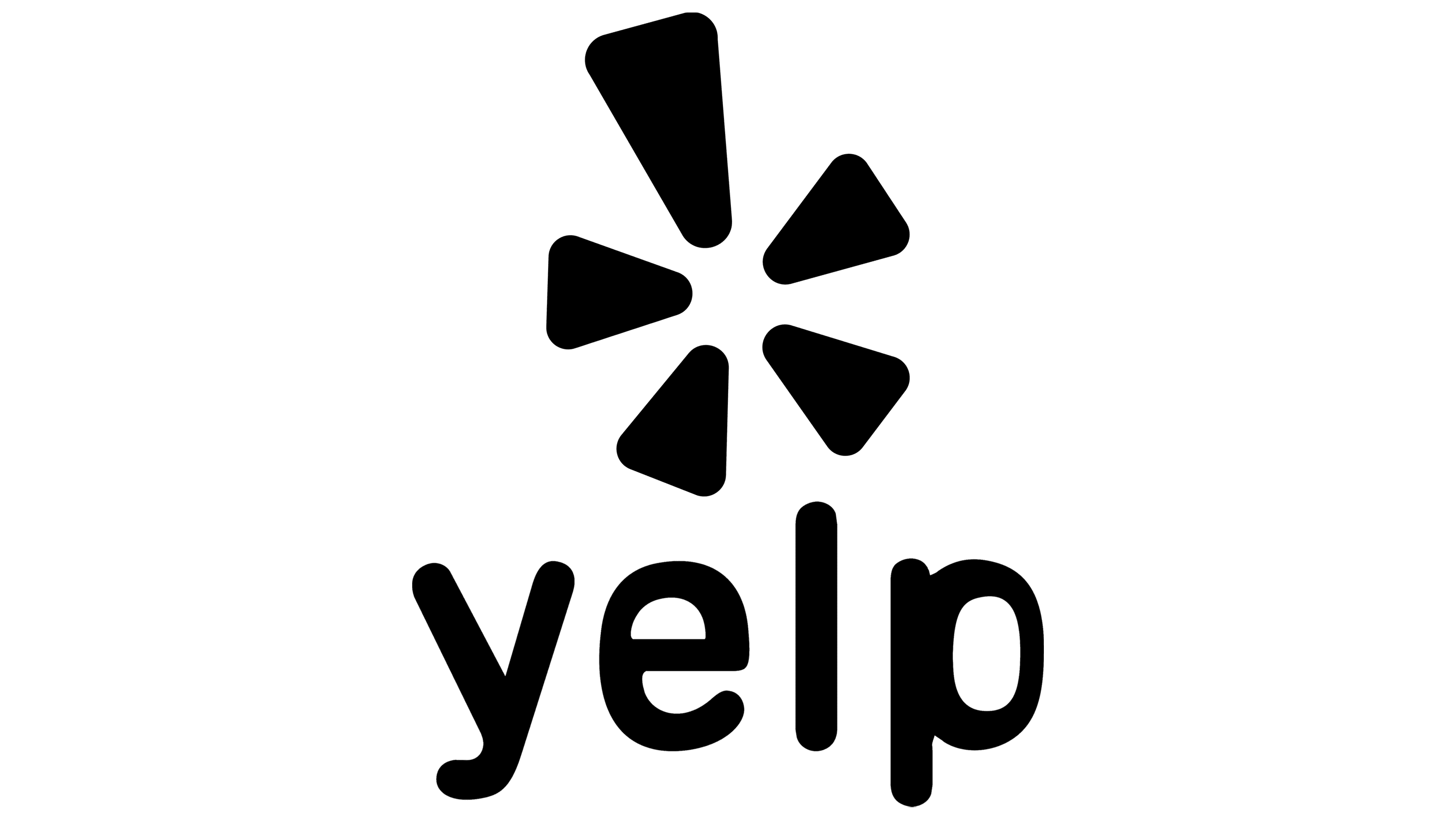 Yelp Logo Logo, zeichen, emblem, symbol. Geschichte und Bedeutung