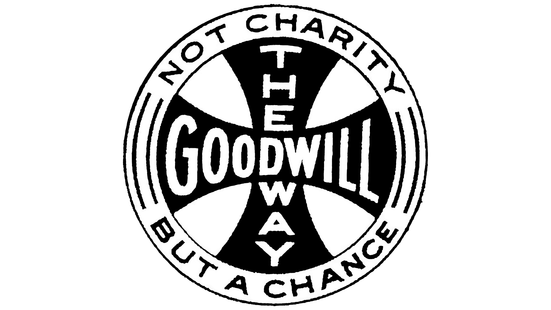 Goodwill Logo Logo, zeichen, emblem, symbol. Geschichte und Bedeutung