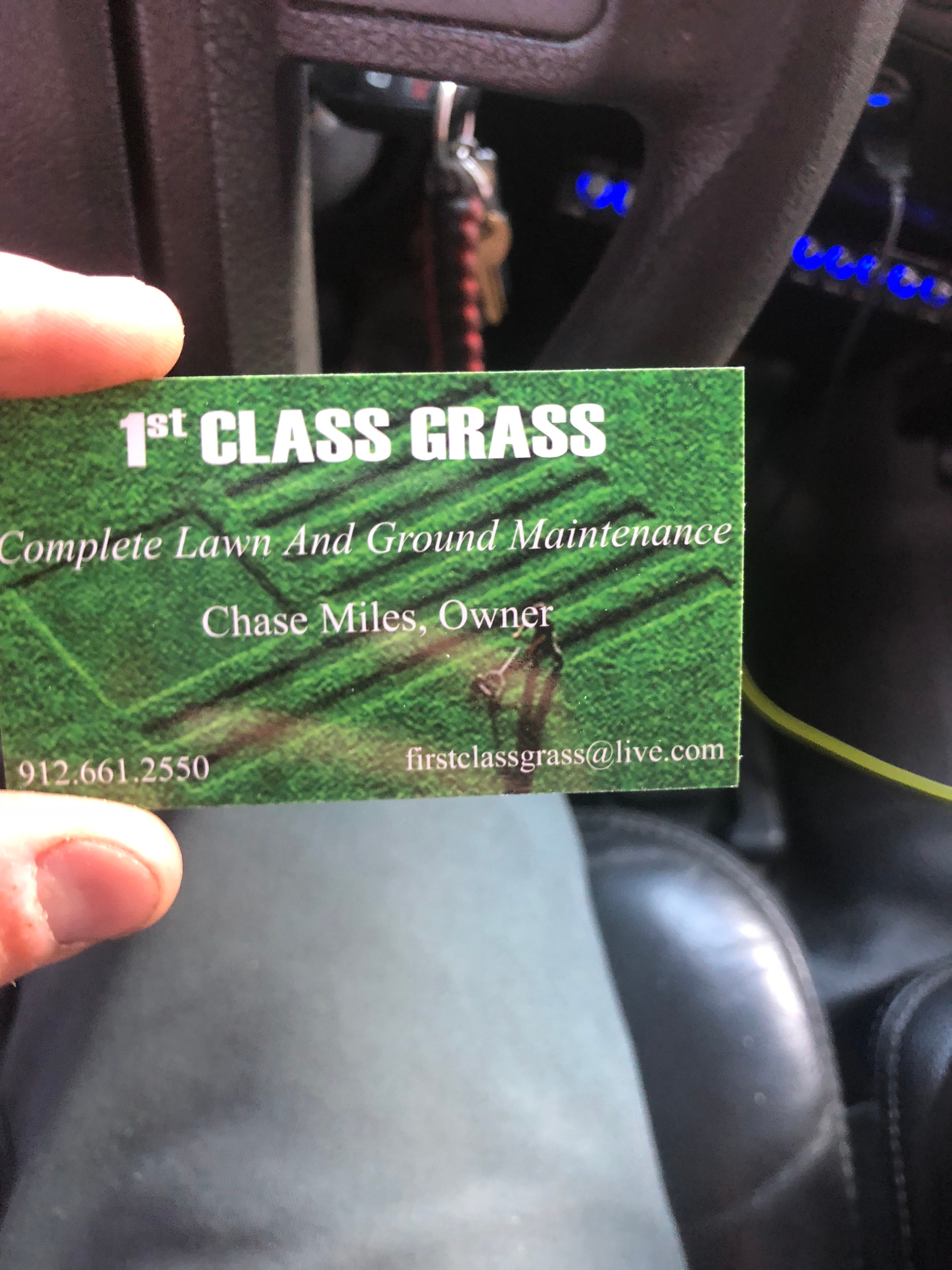 1st Class Grass Logo Design Contest LogoTournament