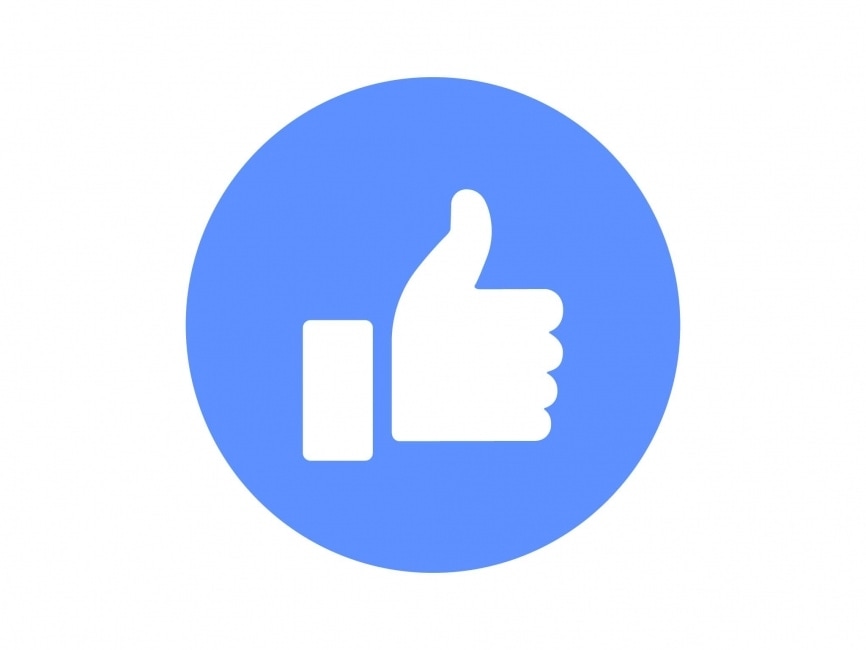 Facebook Like Icon PNG vector in SVG, PDF, AI, CDR format