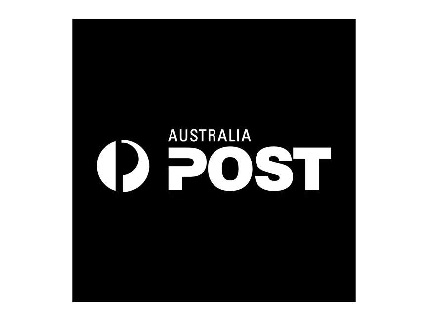 Australia Post Black Logo PNG vector in SVG, PDF, AI, CDR format