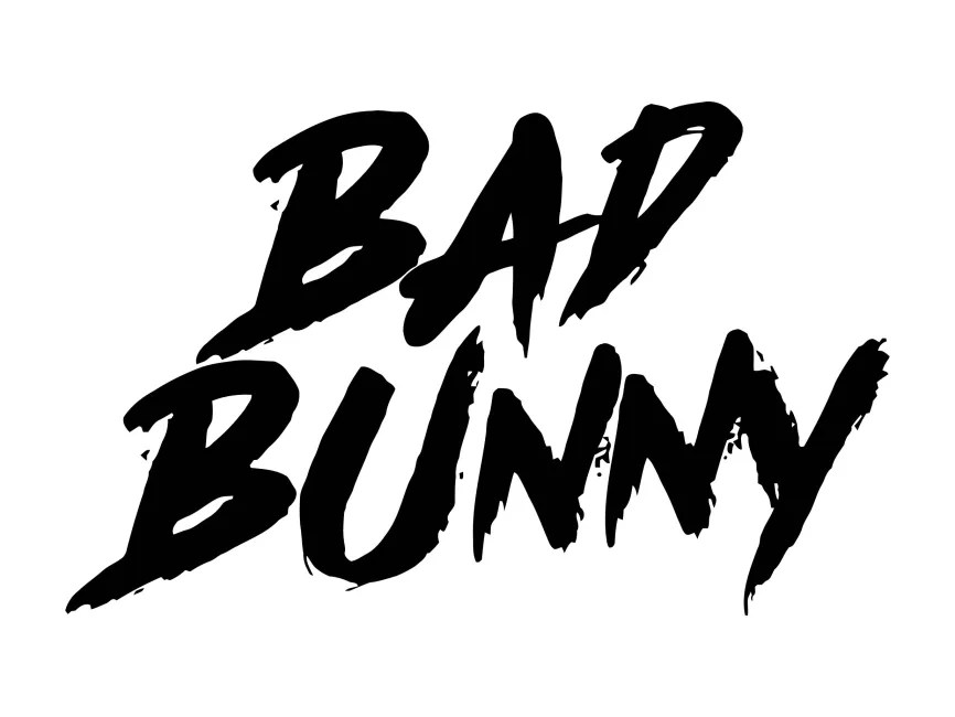Bad Bunny Wordmark Logo PNG vector in SVG, PDF, AI, CDR format
