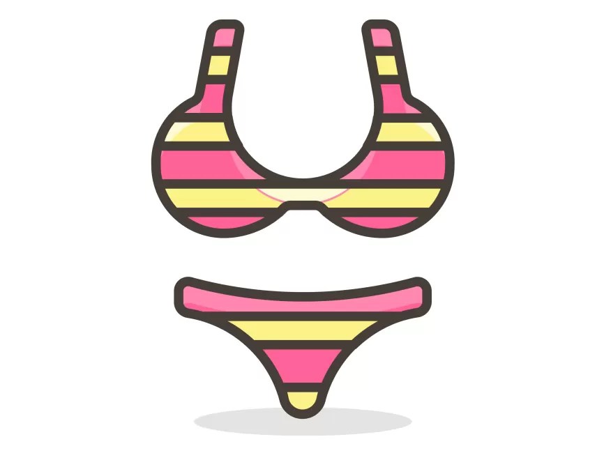 Bikini Emoji Icon PNG Vector In SVG PDF AI CDR Format 3286 The Best