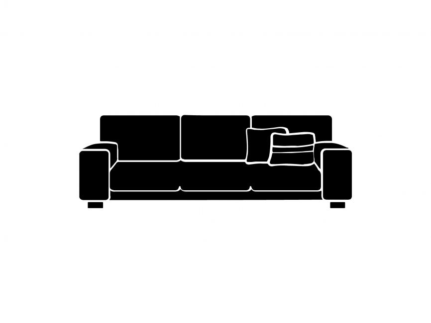 Couch Icon PNG vector in SVG, PDF, AI, CDR format