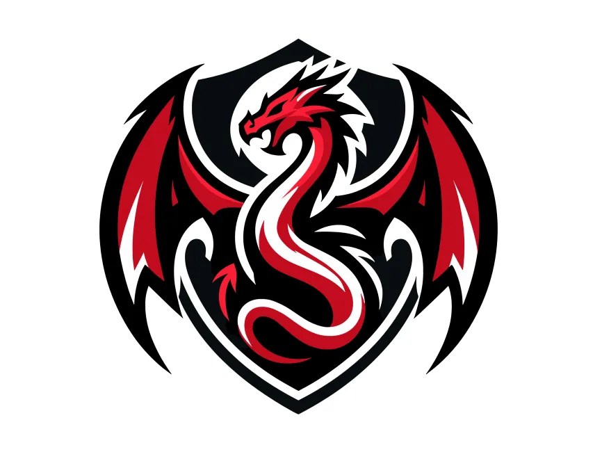 Dragon Wings Logo Template PNG vector in SVG, PDF, AI, CDR format