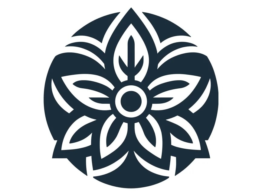 Flower Shape Logo Template PNG vector in SVG, PDF, AI, CDR format