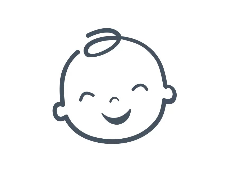 Happiest Baby Icon Logo PNG vector in SVG, PDF, AI, CDR format