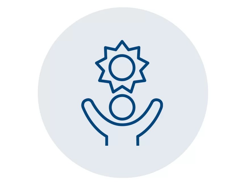 Linear Person and Sun Icon PNG vector in SVG, PDF, AI, CDR format