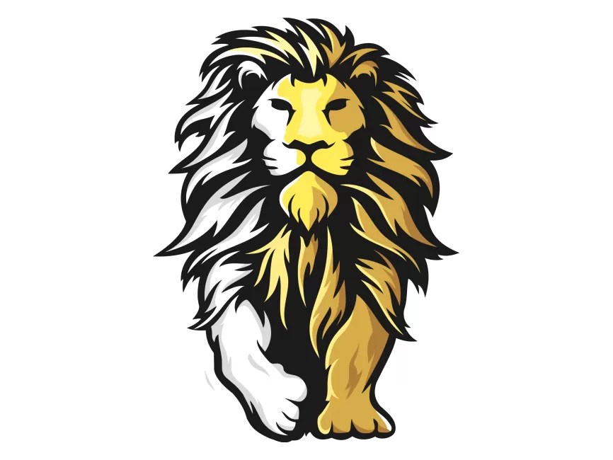 Lion Logo Template PNG vector in SVG, PDF, AI, CDR format