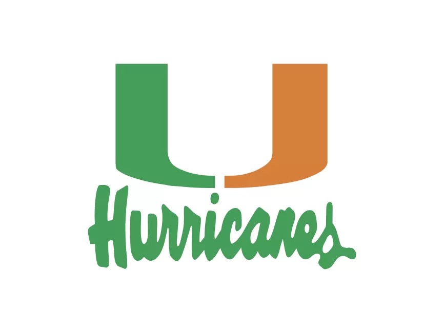 Miami Hurricanes Logo PNG vector in SVG, PDF, AI, CDR format