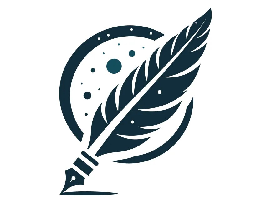 Quill Pen Logo Template PNG vector in SVG, PDF, AI, CDR format