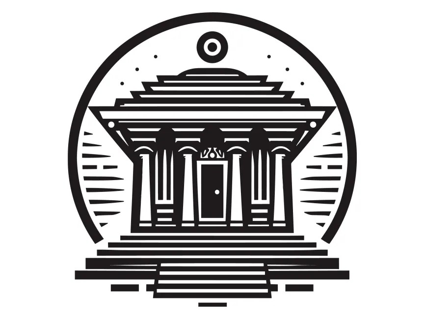 Temple Logo Template PNG vector in SVG, PDF, AI, CDR format
