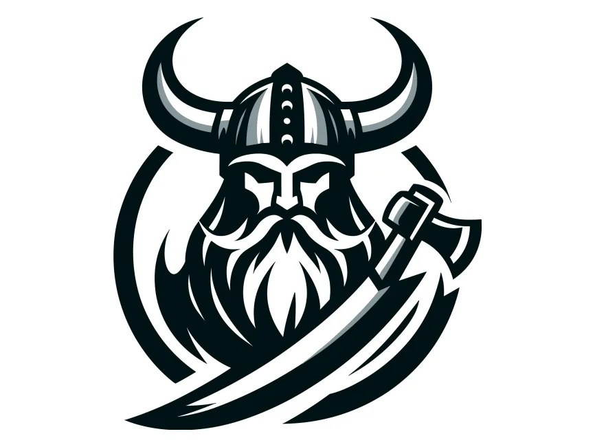 Viking Warrior Logo Template PNG vector in SVG, PDF, AI, CDR format