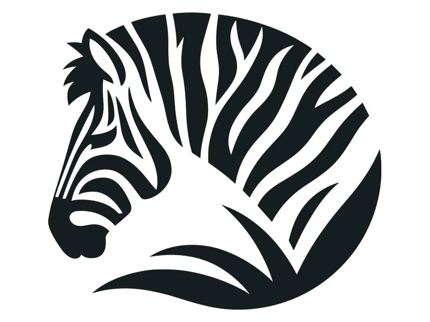 Zebra Logo Template PNG vector in SVG, PDF, AI, CDR format